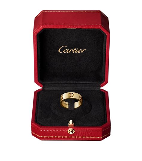 cartier love yellow gold ring|cartier love ring price list.